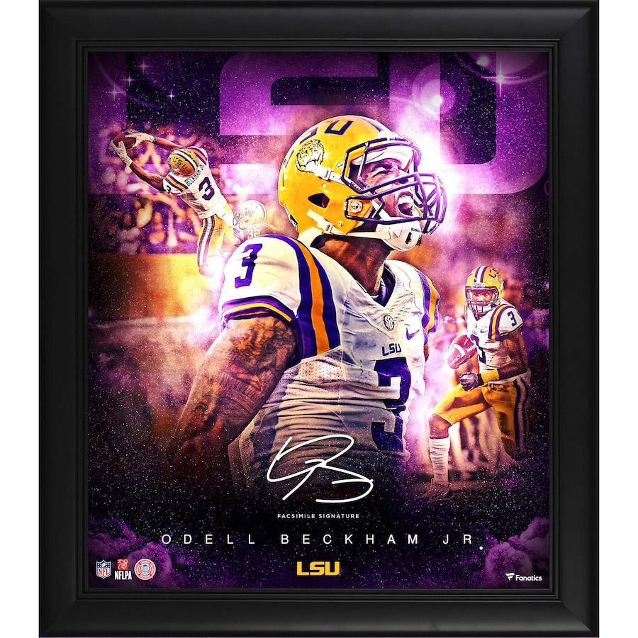 Odell Beckham Jr. LSU Tigers Framed 15 x 17 Stars of the Game Collage