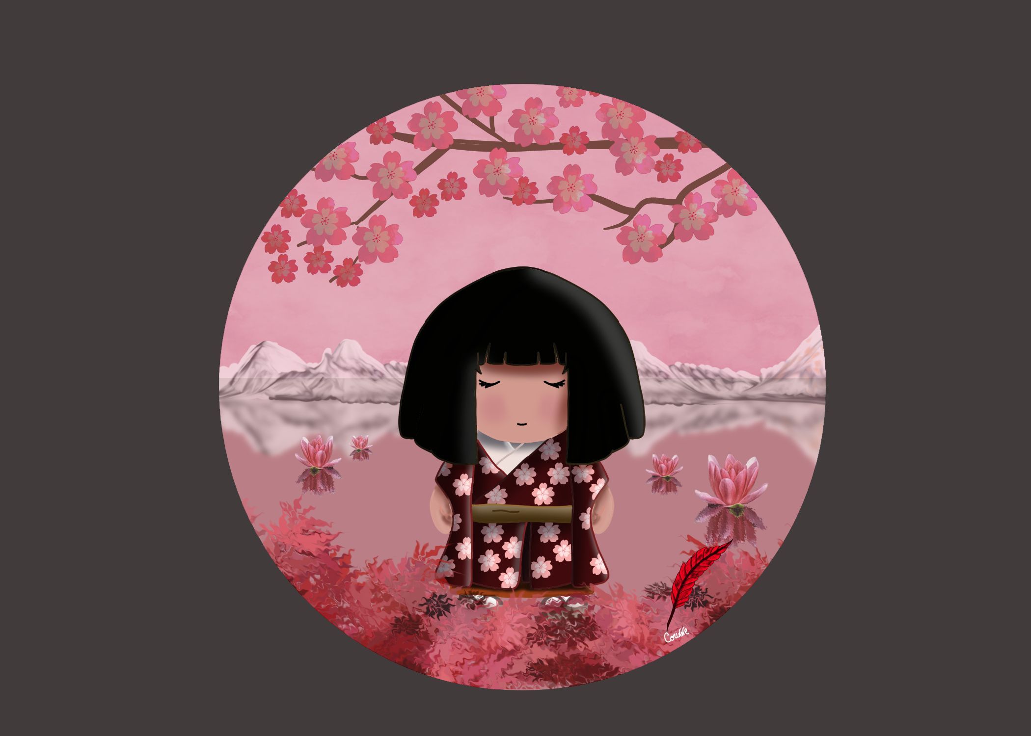 JAPANESE GIRL (maybe for phone wallpaper)