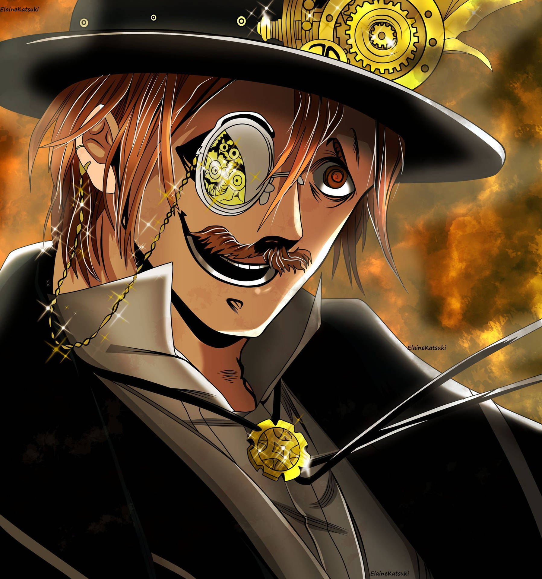 Download The legendary Jack the Ripper stands tall in Record Of Ragnarok. Wallpaper