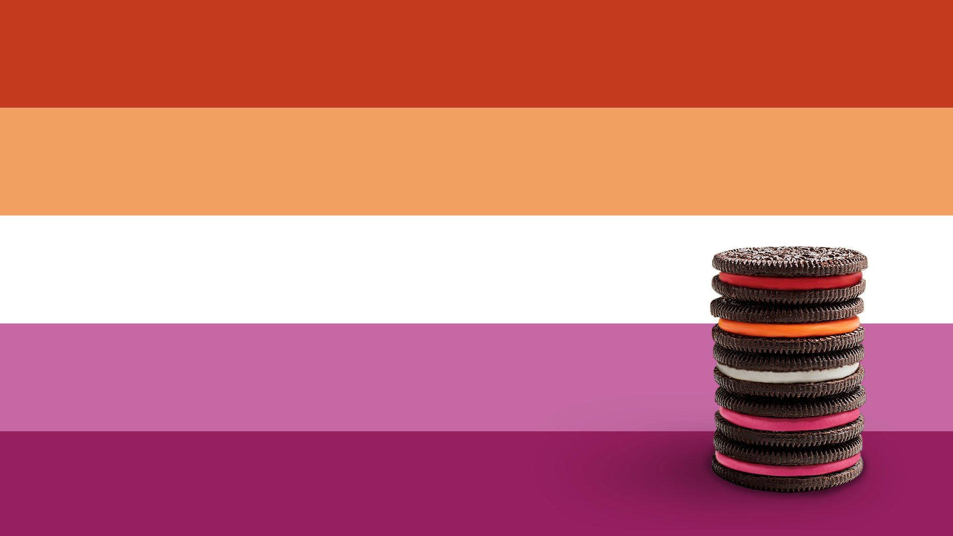 Lesbian Flag Background s