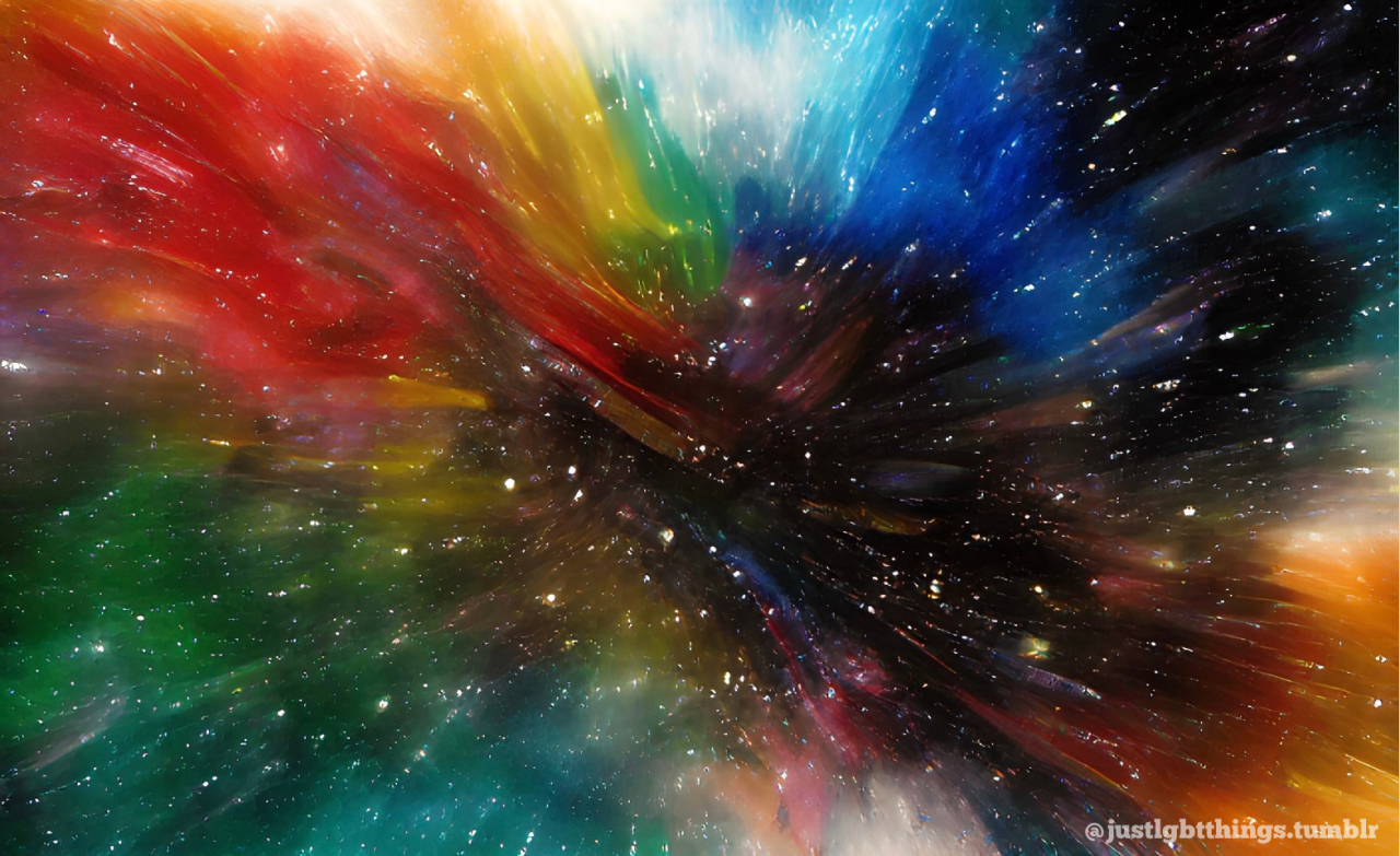 lgbtq starry night subtle pride