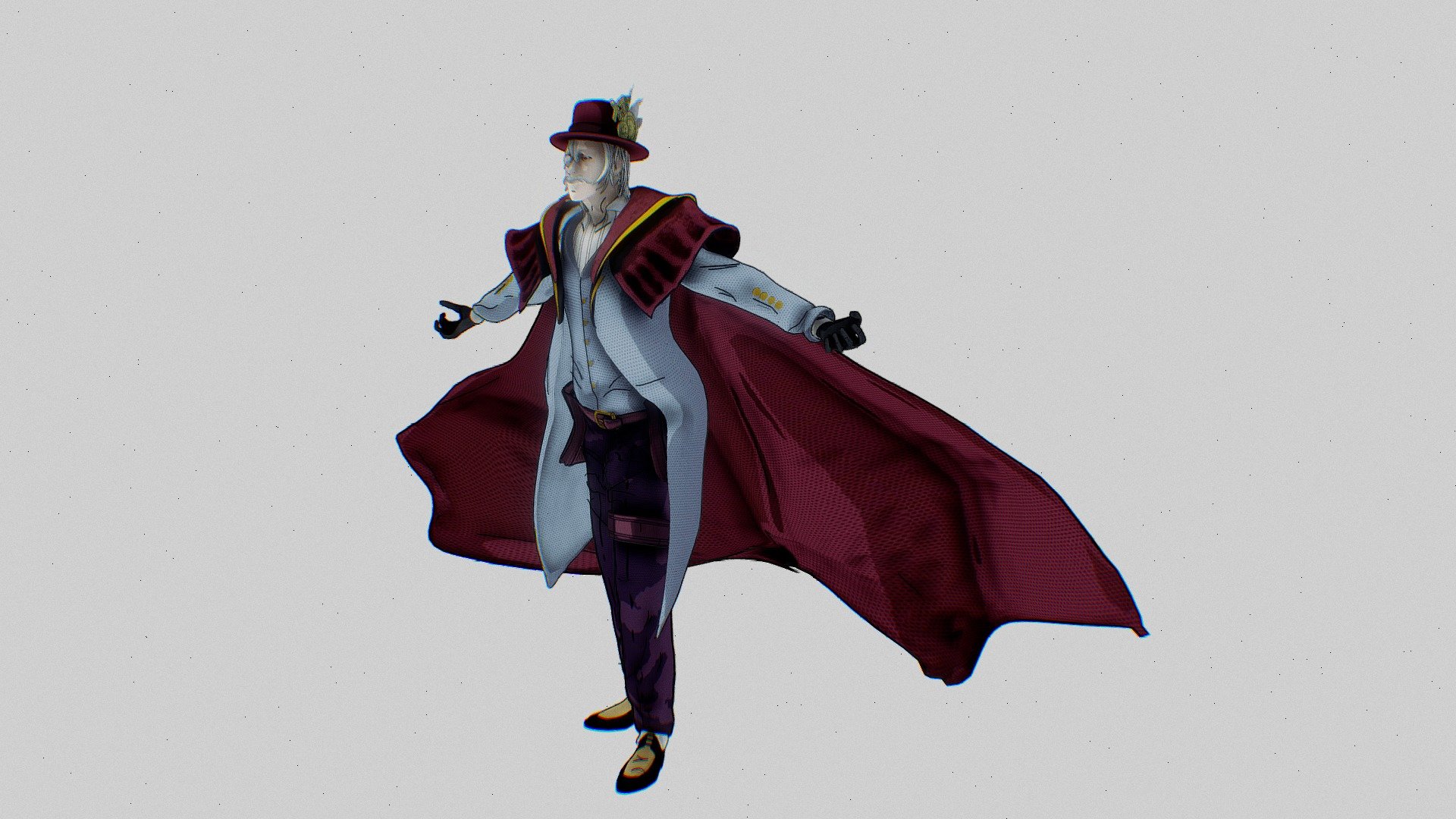jack the ripper (shuumatsu no valkyrie) Royalty Free 3D model by mister_monopoly [e498b24]
