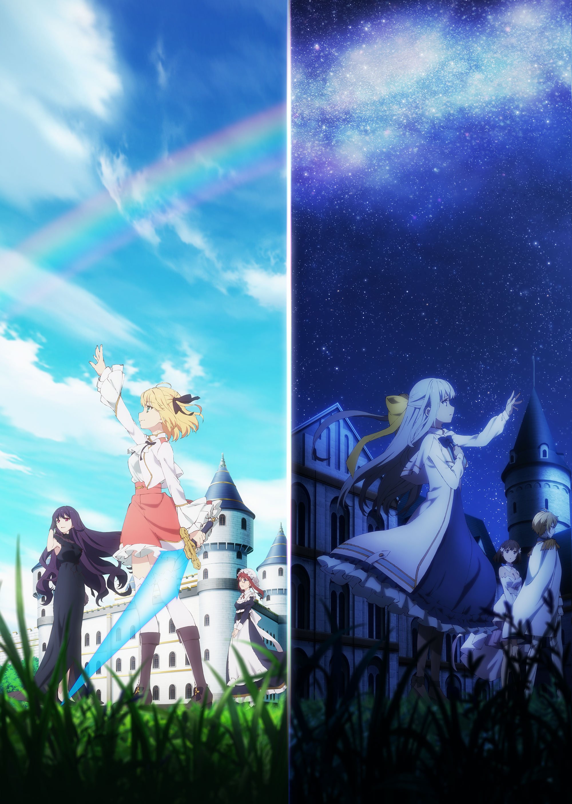 The Magical Revolution of the Reincarnated Princess and the Genius Young Lady” Yuri Anime Releases New Key Art And