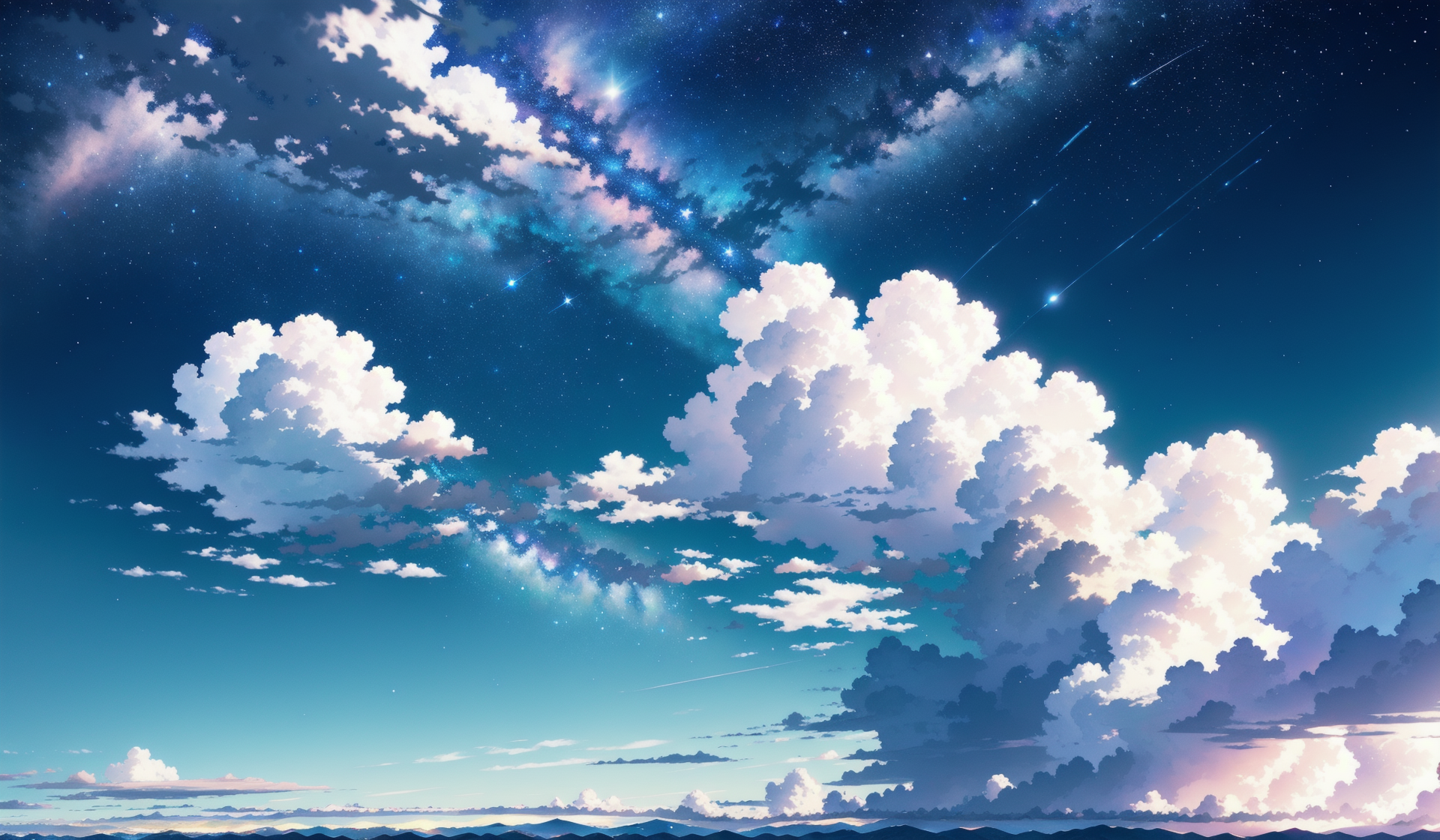 Anime Sky HD Wallpaper and Background