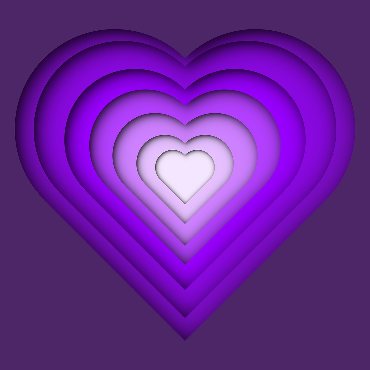 Download Hearts Retro Purple Royalty Free Stock Illustration Image