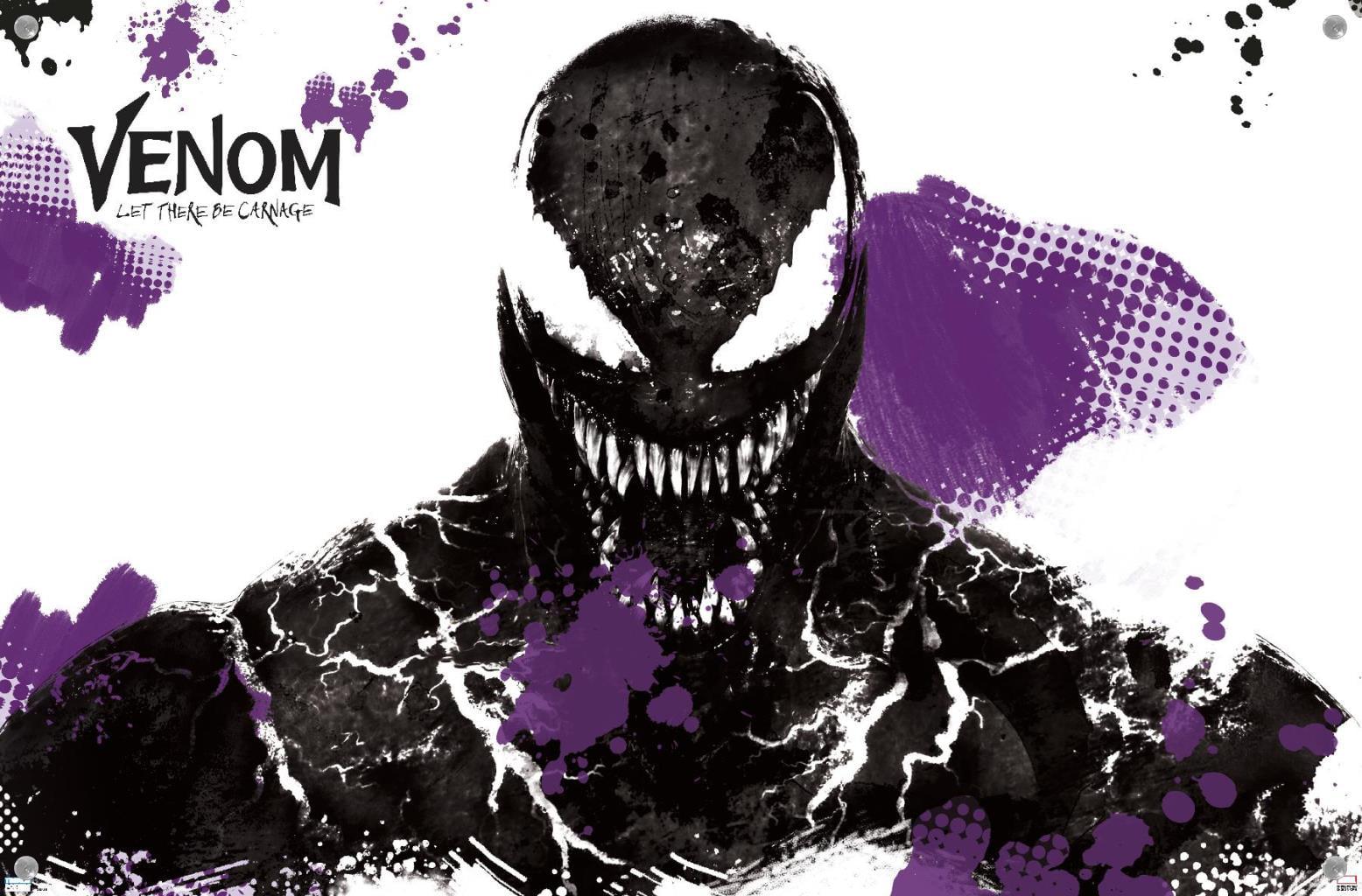 Marvel Venom: Let There be Carnage and Purple Wall Poster, 22.375 x 34