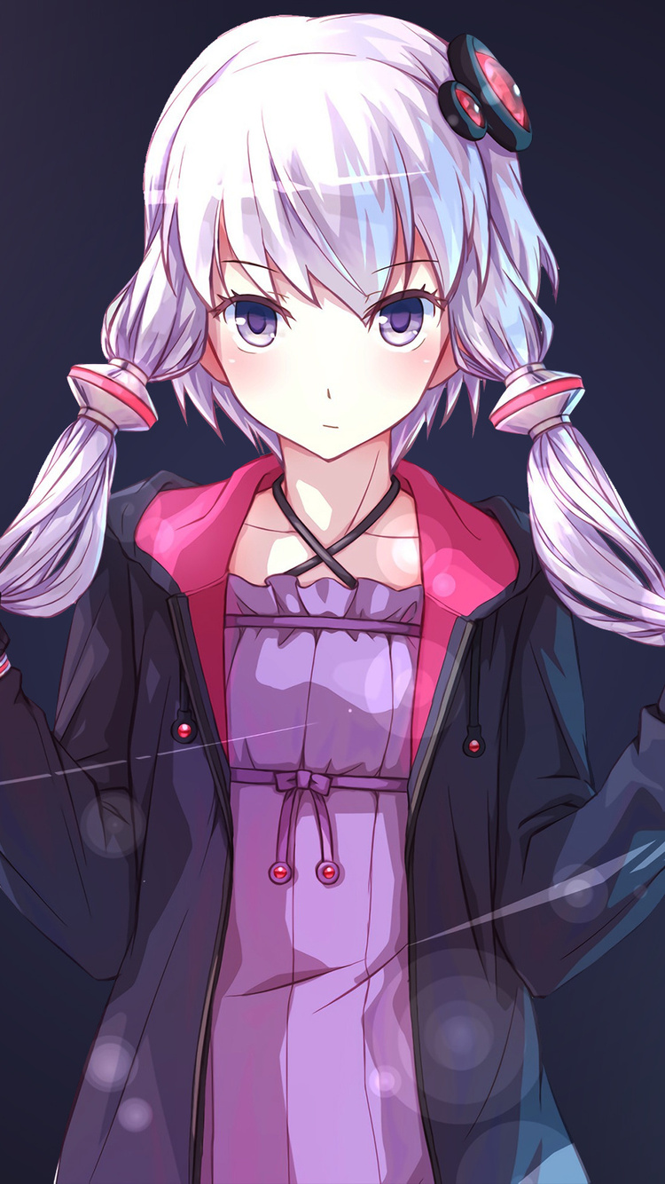 Yuzuki Yukari Voicaloid iPhone 6, iPhone 6S, iPhone 7 HD 4k Wallpaper, Image, Background, Photo and Picture
