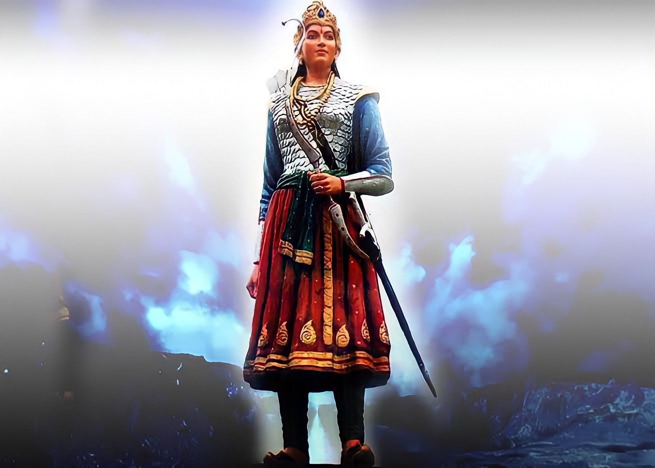 Great Queen Of Gondwana Rani Durgawati. Indian freedom fighters, Fancy dress diy, Photohop wallpaper