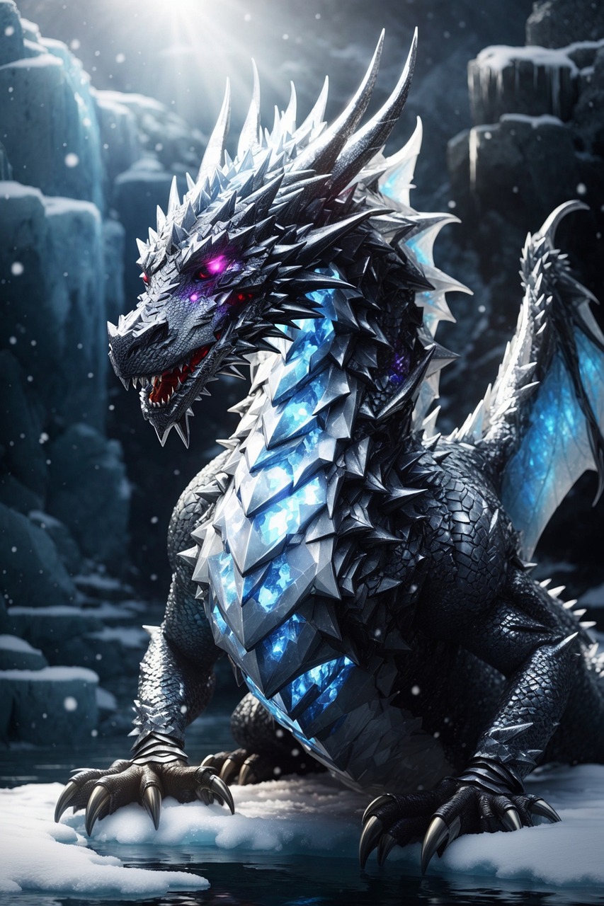 Download Dragon Ice Dragon Royalty Free Stock Illustration Image
