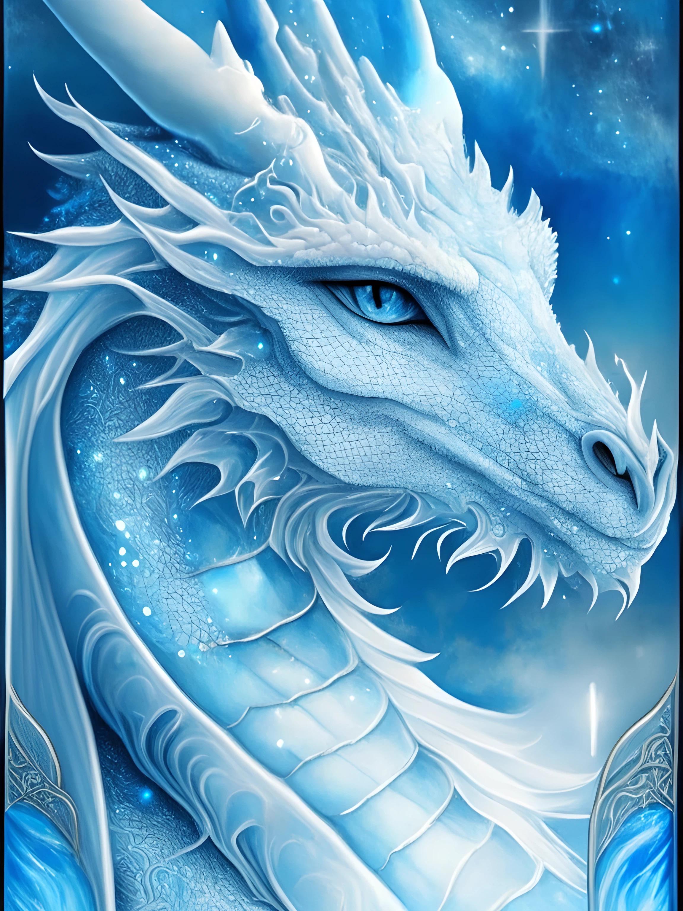 SKY BLUE DRAGON // Fuups AI AI Image & Art