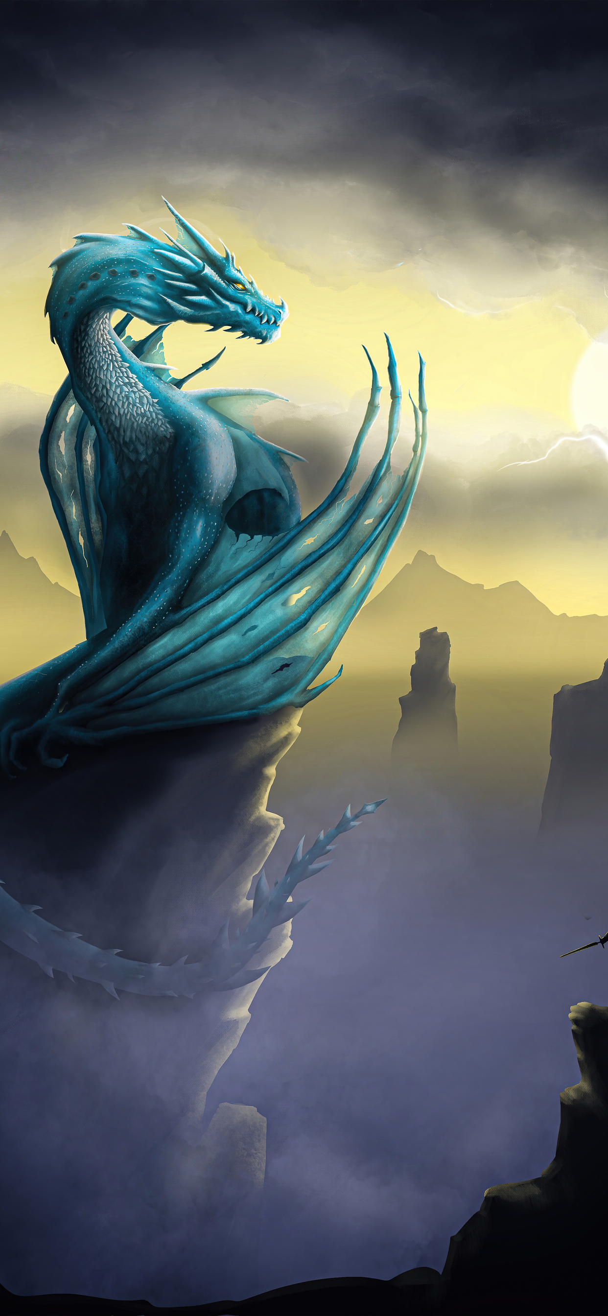 The Guardian Dragon 5k iPhone XS MAX HD 4k Wallpaper, Image, Background, Photo and Picture