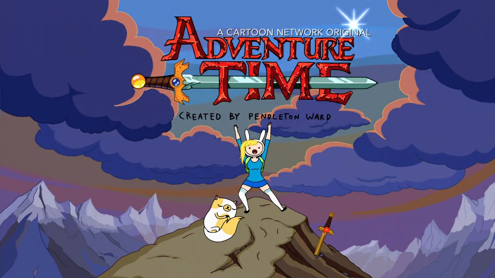 Adventure Time Fionna & Cake [title card]