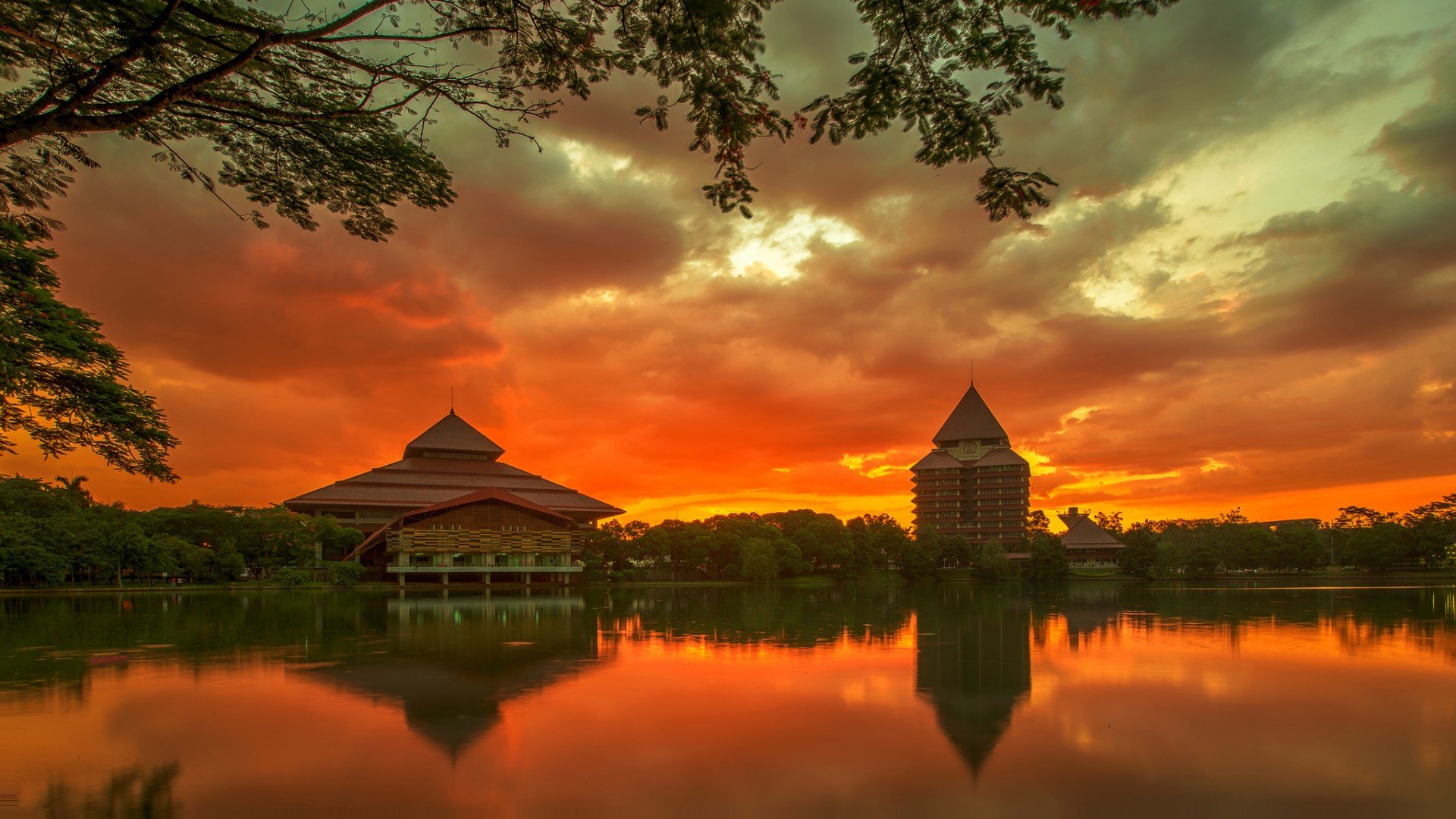 Man Made University of Indonesia HD Wallpaper