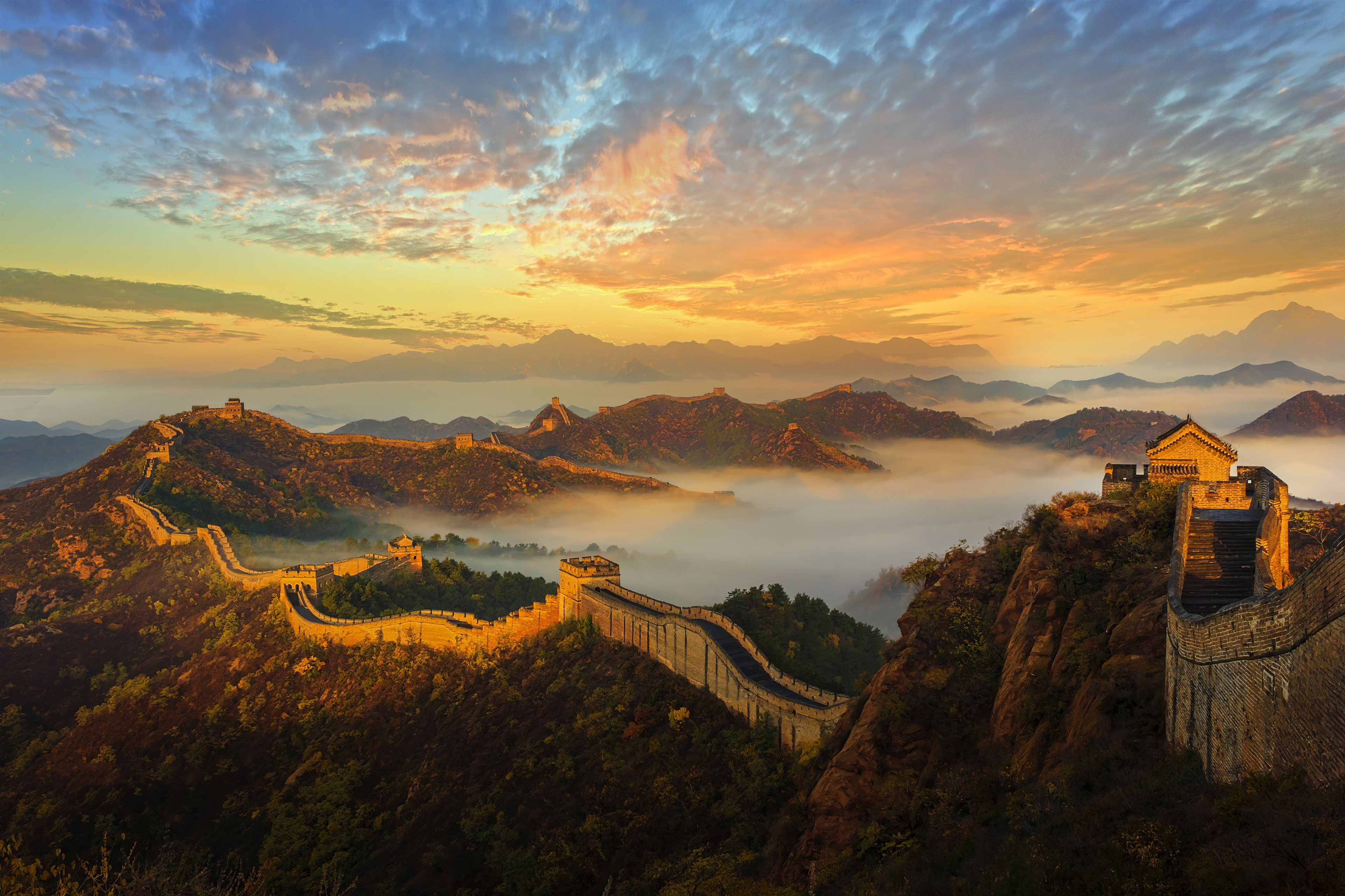 Great Wall Of China 4k Wallpaper, HD