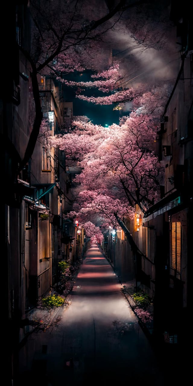 Japan streets inspired mobile