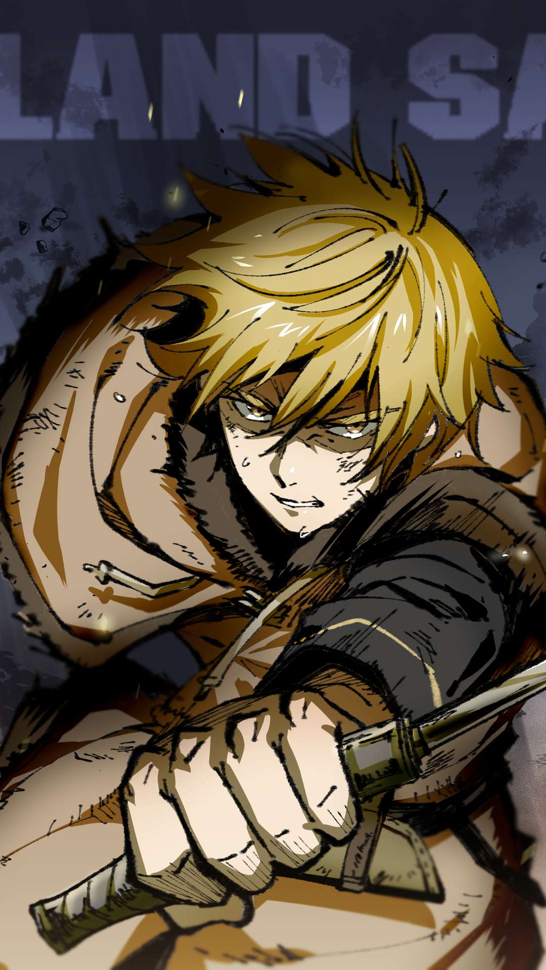 Thorfinn Wallpaper for iPhone and Android
