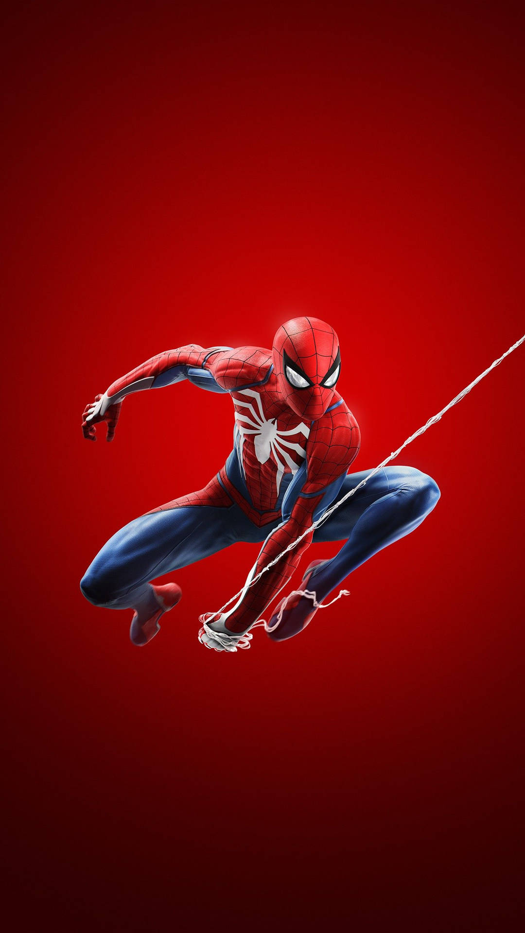 Red Web Marvel iPhone X Wallpaper
