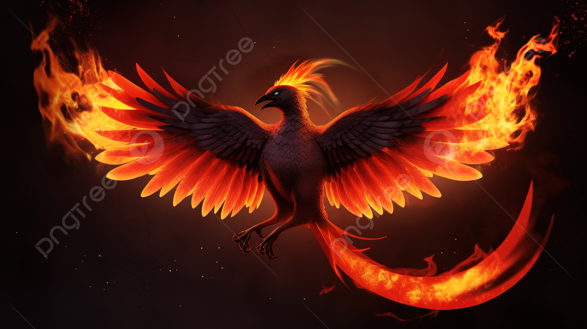 Phoenix Bird In Flames Wallpaper Wallpaperhd Background, Phoenix Rising Picture Background Image And Wallpaper for Free Download