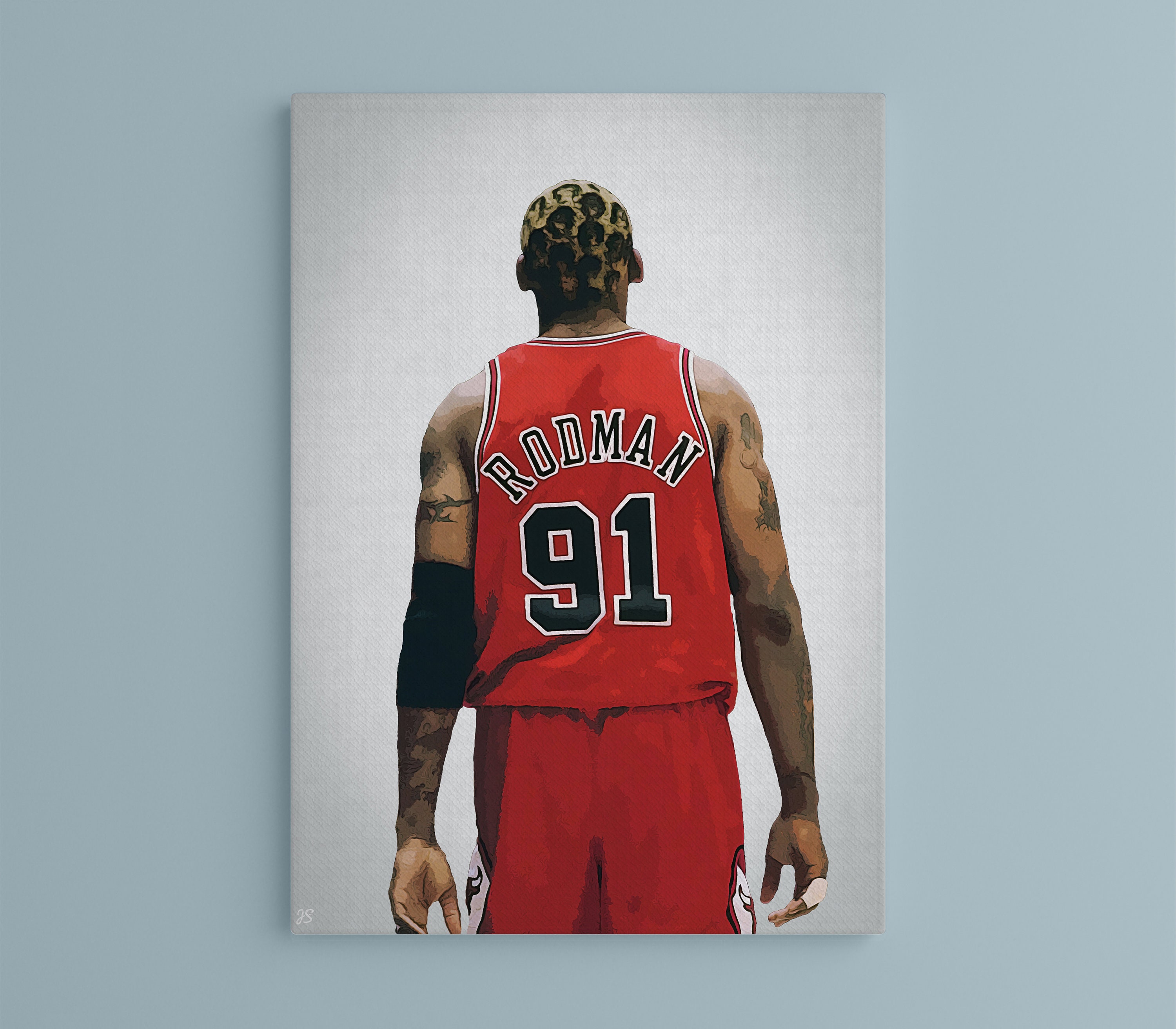 Dennis Rodman Posters Basketball Poster Dennis Rodman