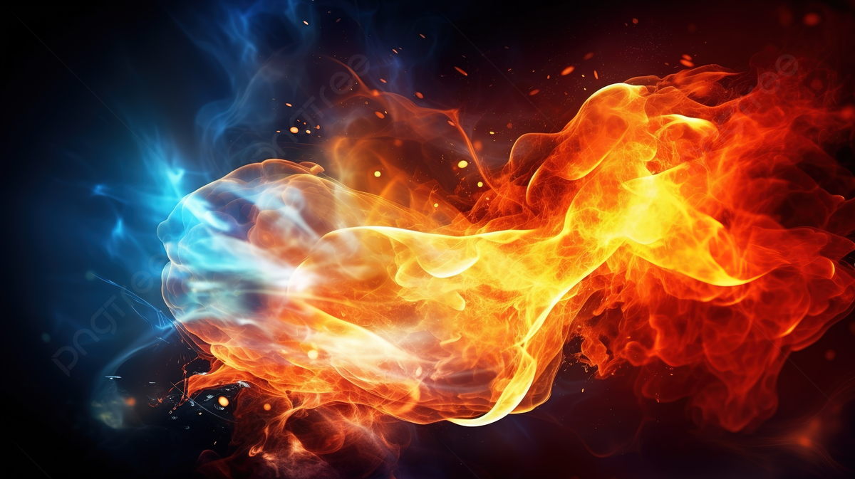Various Blue And Orange Fire Picture HD Wallpaper Background, Heat Energy Picture Background Image And Wallpaper for Free Download