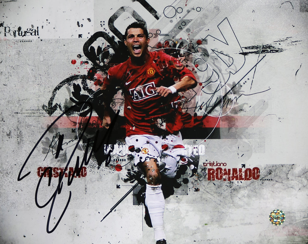Cristiano Ronaldo Manchester United Signed Autographed 8x10 Photo