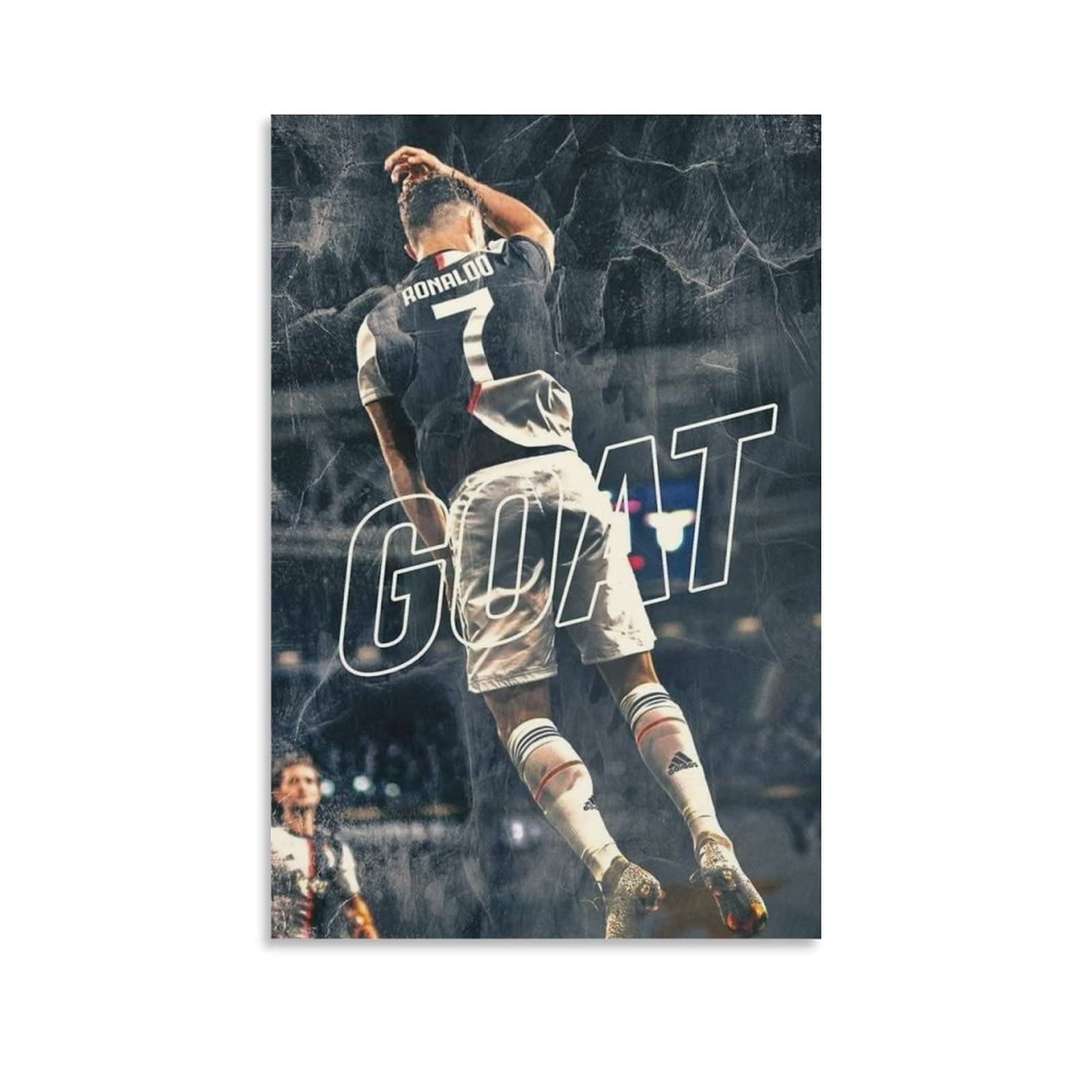 Cristiano Ronaldo Art Paintingposter football superstar Hanging picture, suitable for office, living room, bedroom20x30inch(50x75cm), Amazon.co.uk: Home & Kitchen