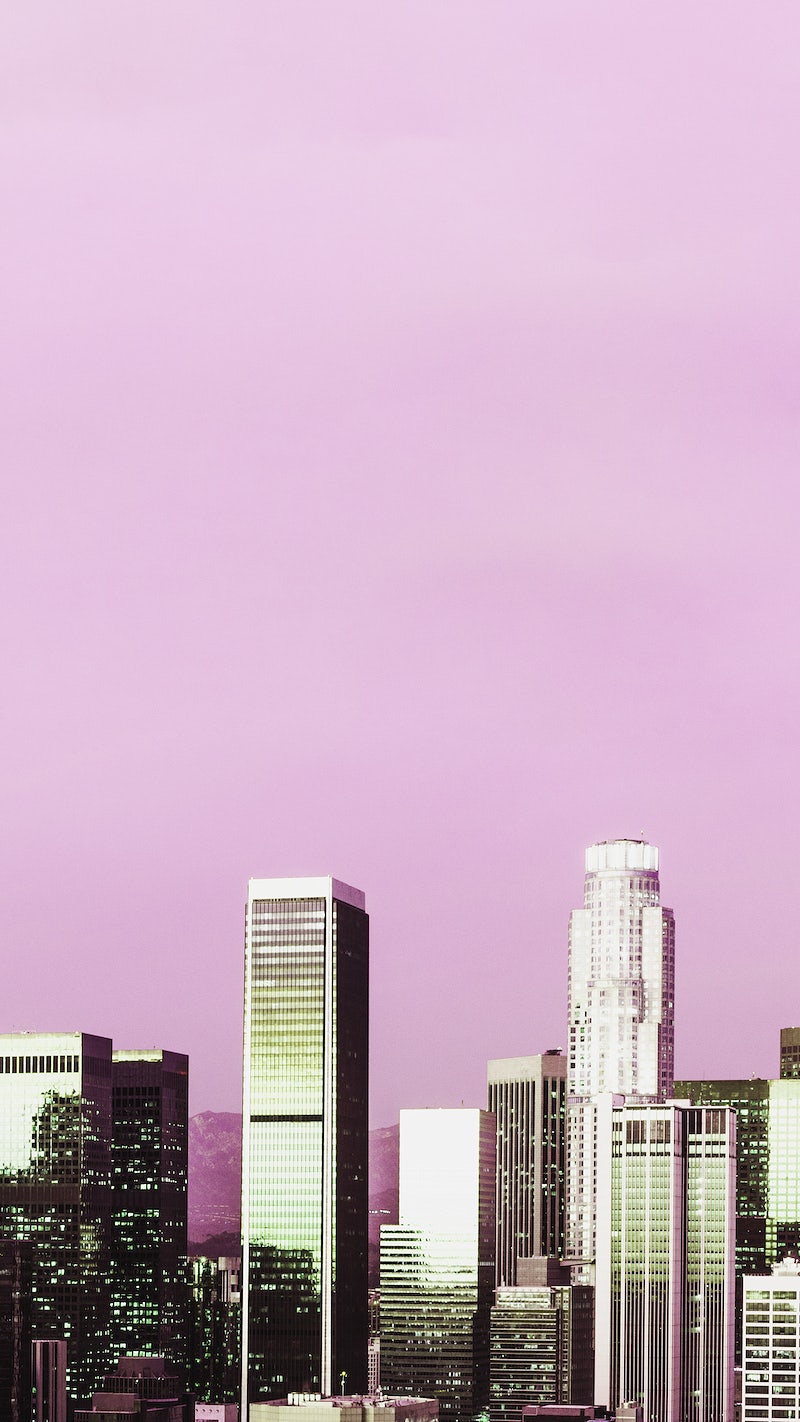 Pink sky mobile phone wallpaper