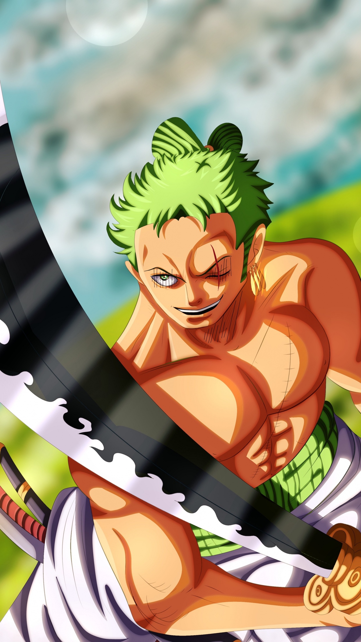 Roronoa Zoro Wallpaper 4K, One Piece