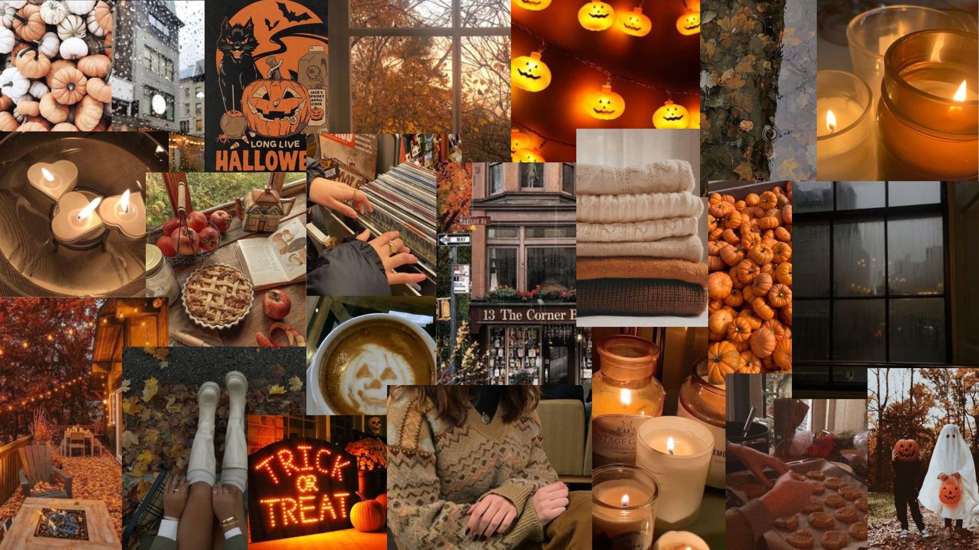 Autumn wallpaper (PC). Wallpaper pc, Halloween background, Fall wallpaper