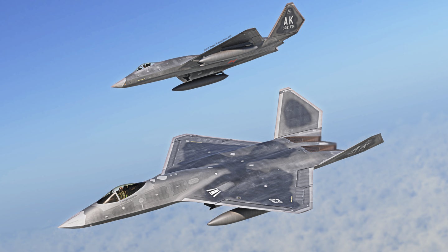 This Is What A Northrop F 23A Would've Looked Like If It Had Beaten Lockheed's F 22