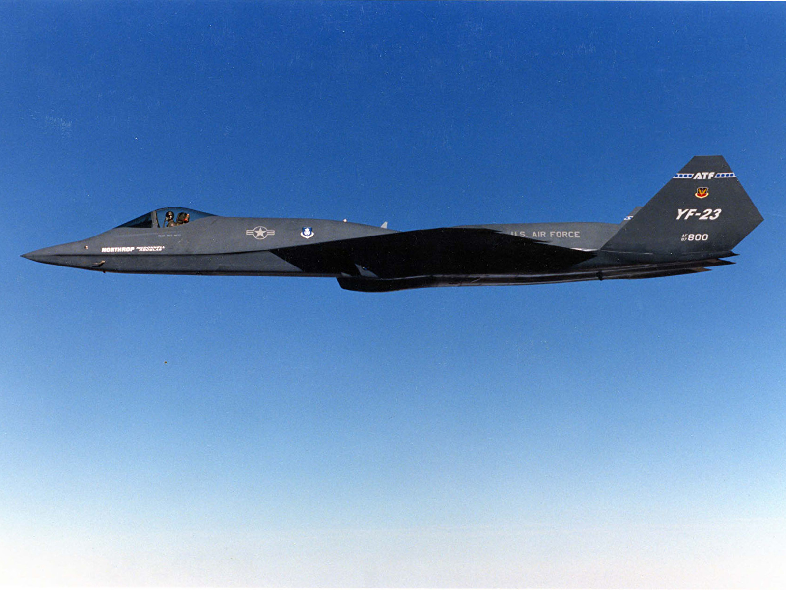 Photos Airplane YF 23 Black Widow Aviation 1600x1200