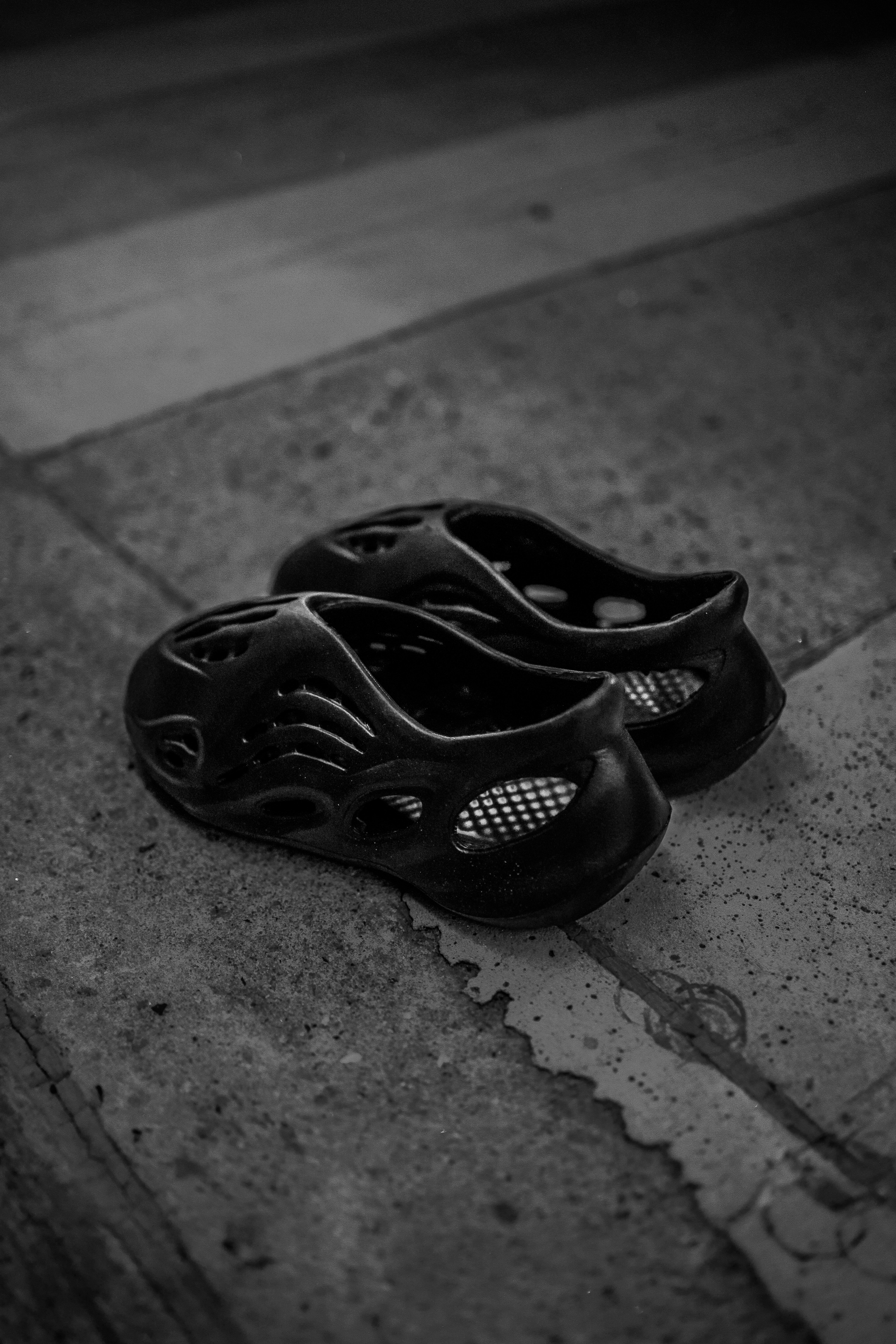 Black Adidas Yeezy Foam Runner Sneakers · Free