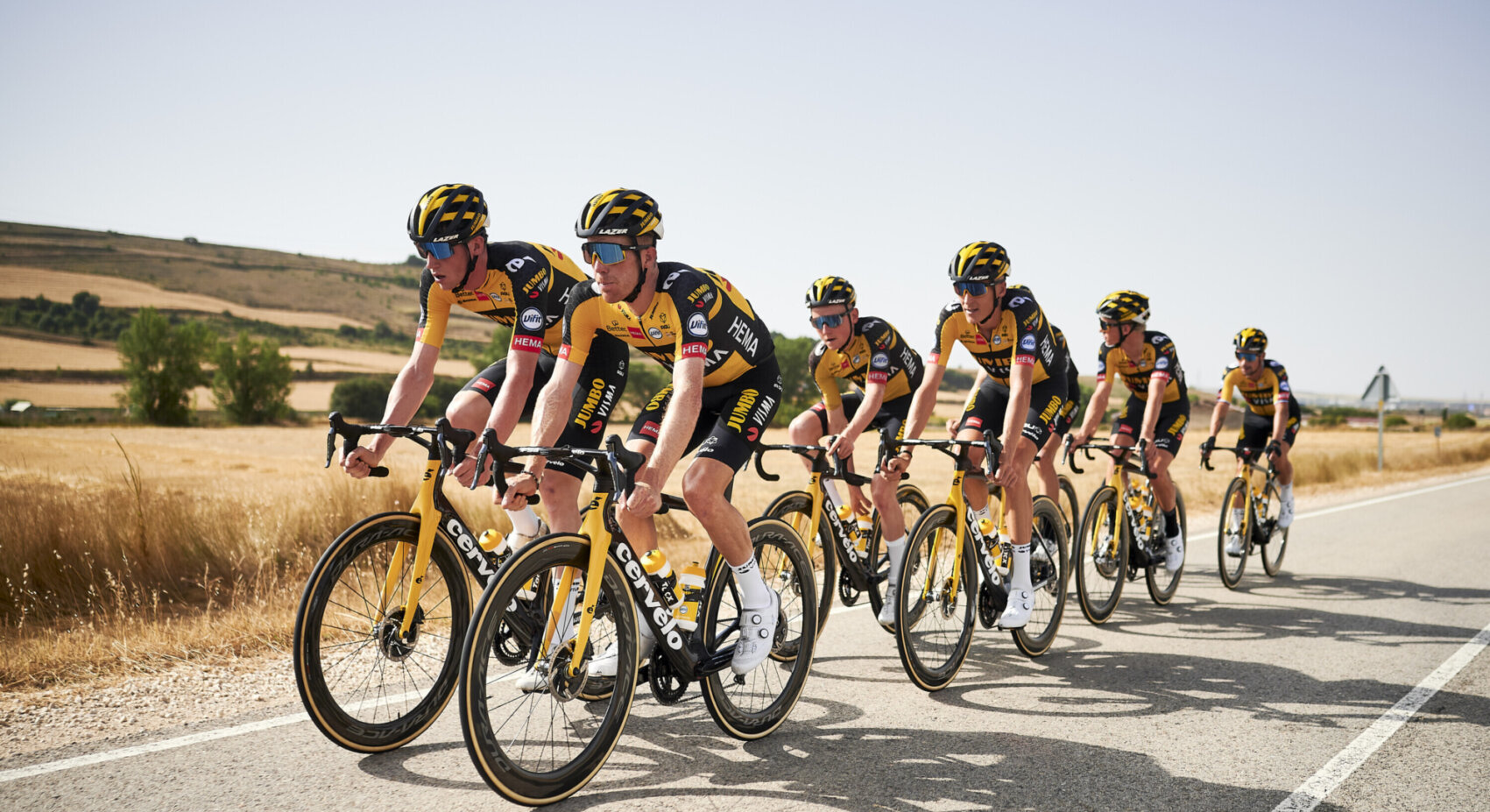 Team Jumbo Visma. Defending Champion Roglic Leads Team Jumbo Visma