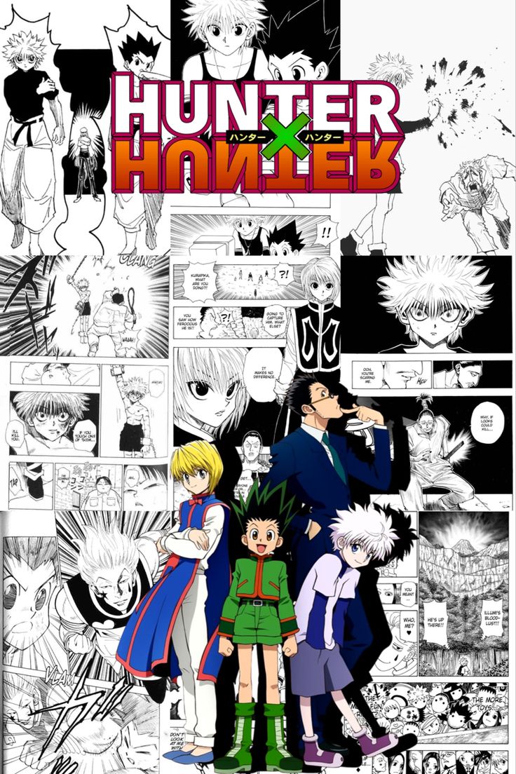 Hunter x hunter manga poster. Hunter anime, Anime fight, Manga anime