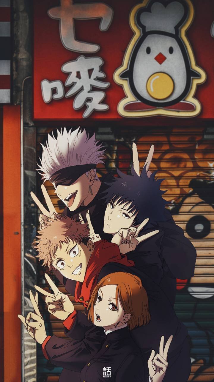 Jujutsu kaisen anime poster Wallpaper Download