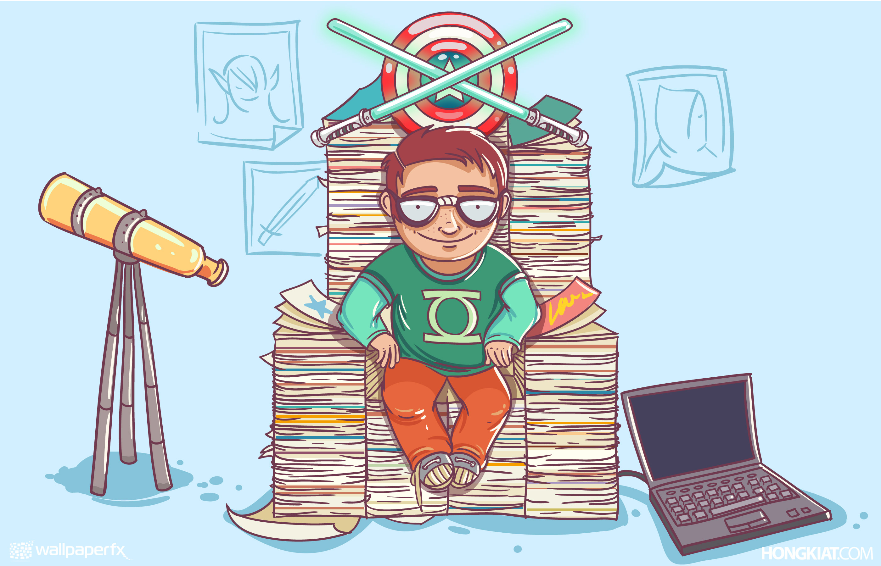 The Coder, The Geek & The Designer [Wallpaper]