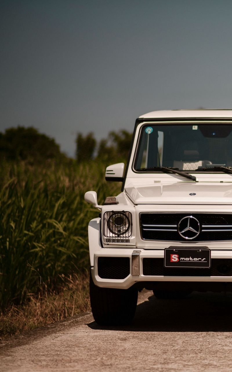 Wallpaper Front View Mercedes White Suv Mercedes Benz G63 Amg Car. Amg Car, Dream Cars Mercedes, Mercedes Benz