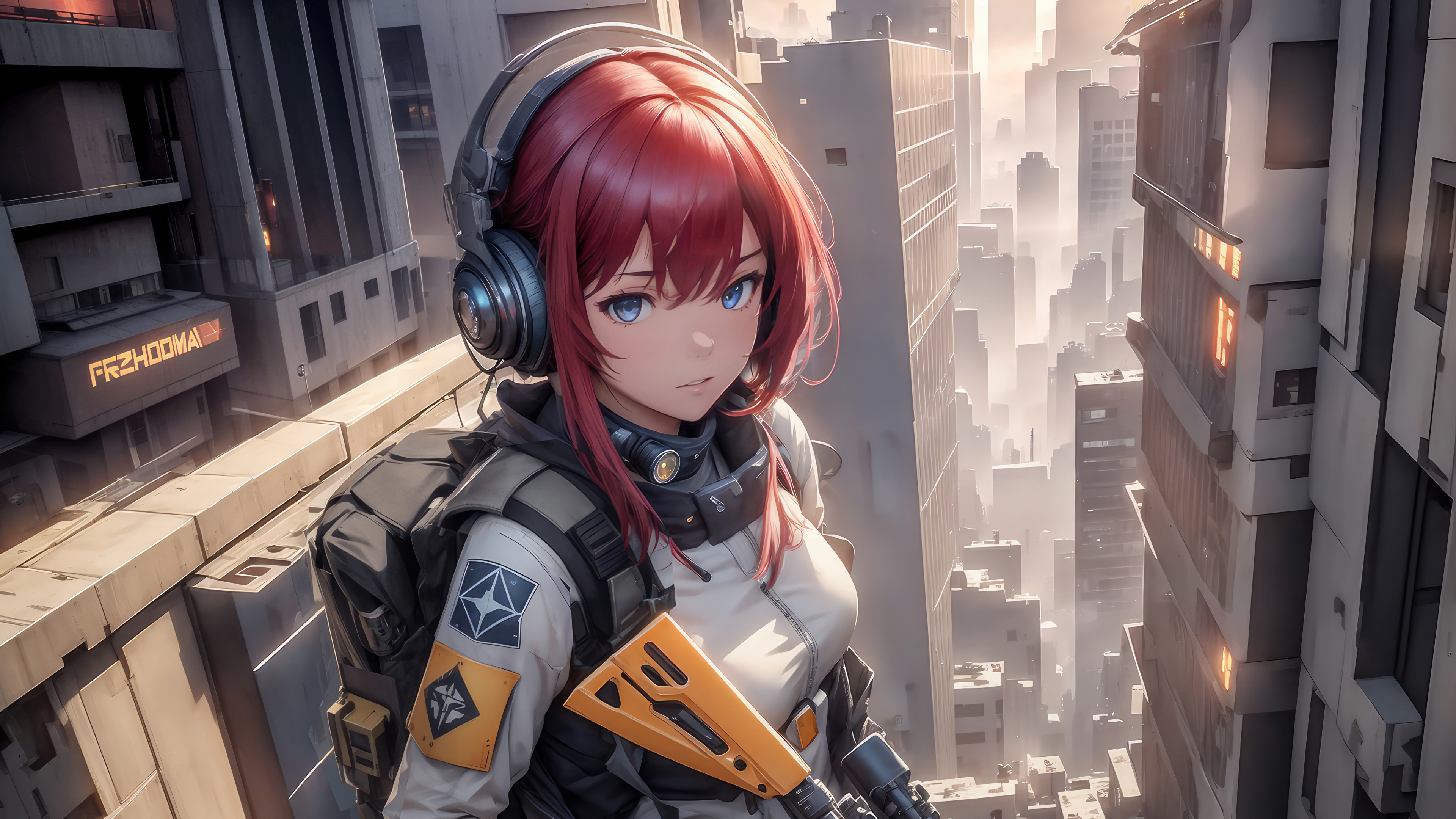 Anime Girl Sniper, HD Anime, 4k Wallpaper, Image, Background, Photo and Picture