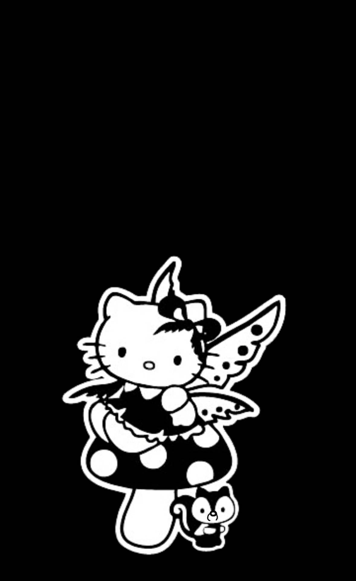 Download Find Emo Hello Kitty's Dark Side Wallpaper