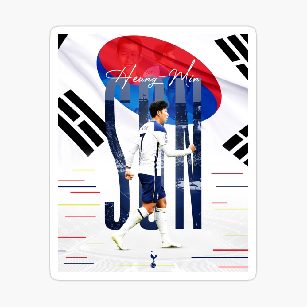 Wallpaper Son Heung min Art Poster