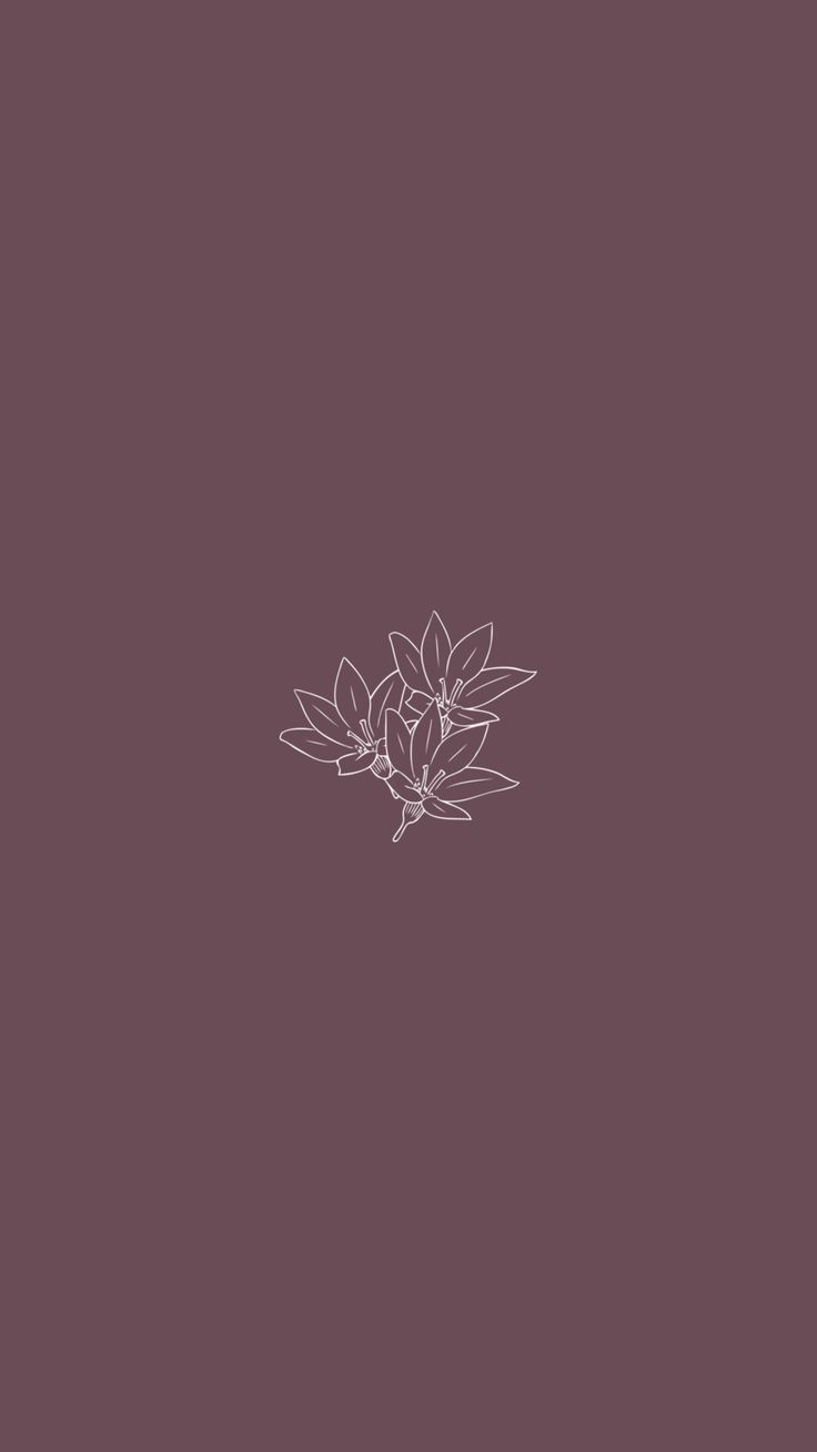 Floral White Mauve. Aesthetic Iphone Wallpaper, IPhone Wallpaper Image, Minimalist Wallpaper