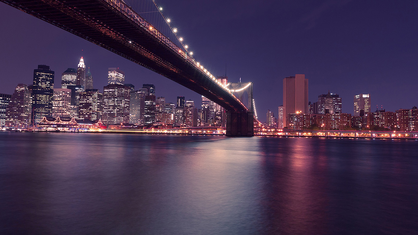 wallpaper for desktop, laptop. city night river view nature