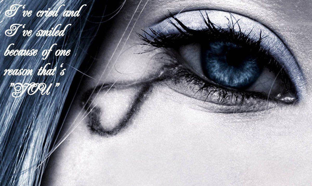 Download Sad Love Girl's Eye Wallpaper