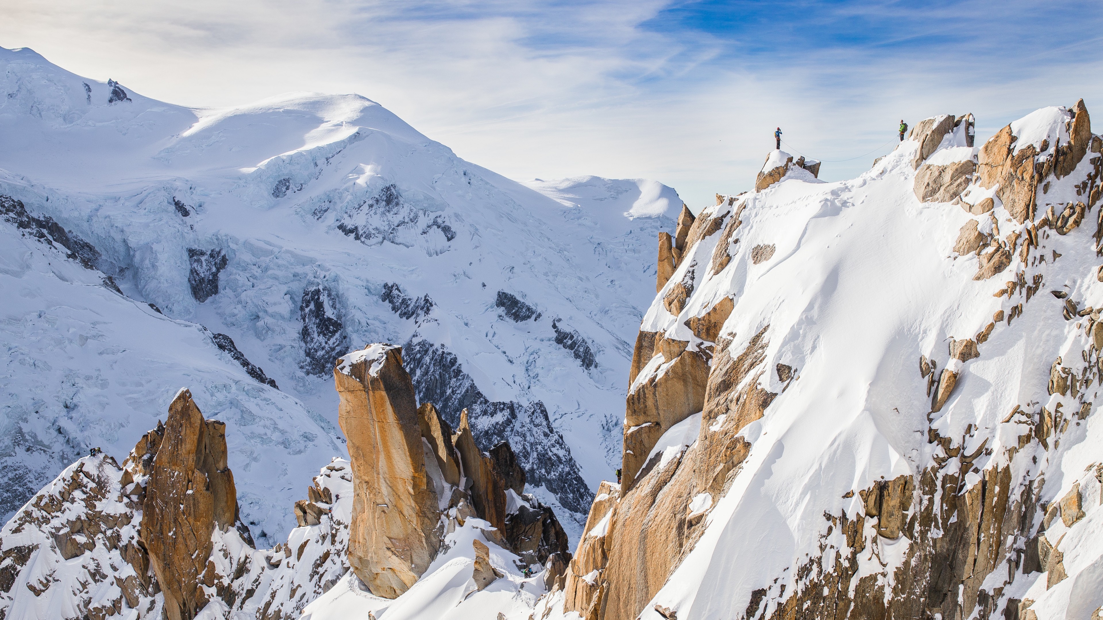 Wallpaper mountains, 5k, 4k wallpaper, 8k, winter, snow, Nature