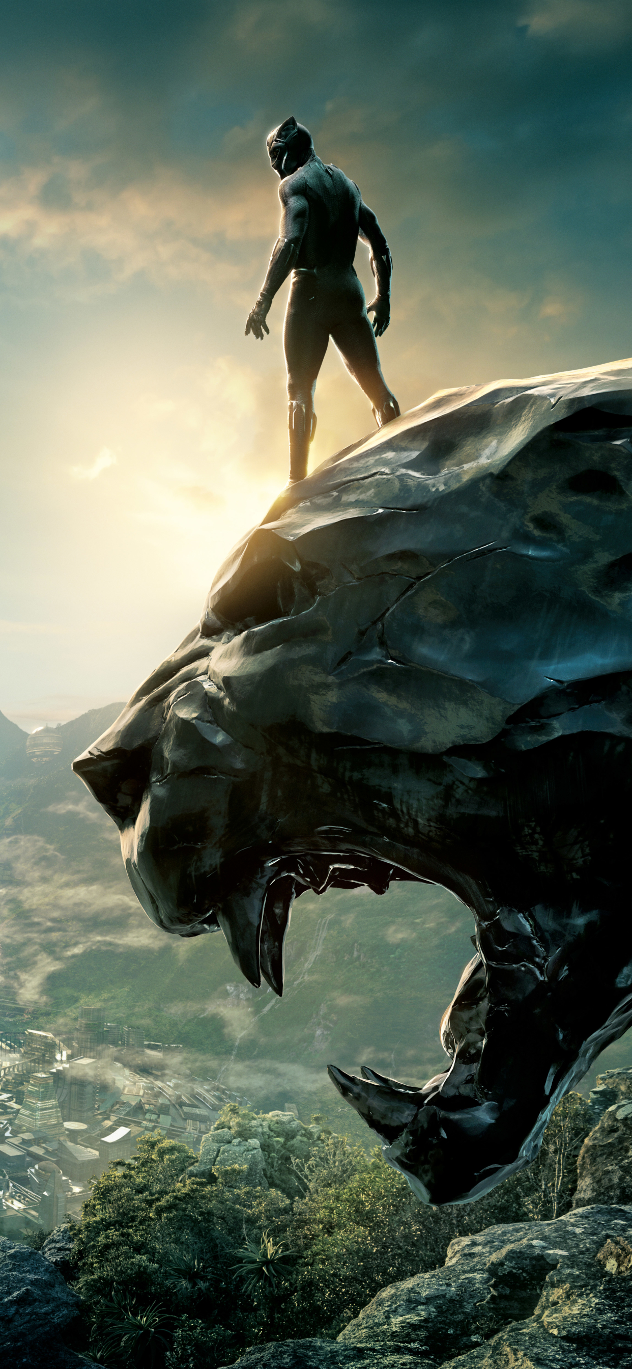 Mobile wallpaper: Movie, Black Panther, 1290470 download the picture for free