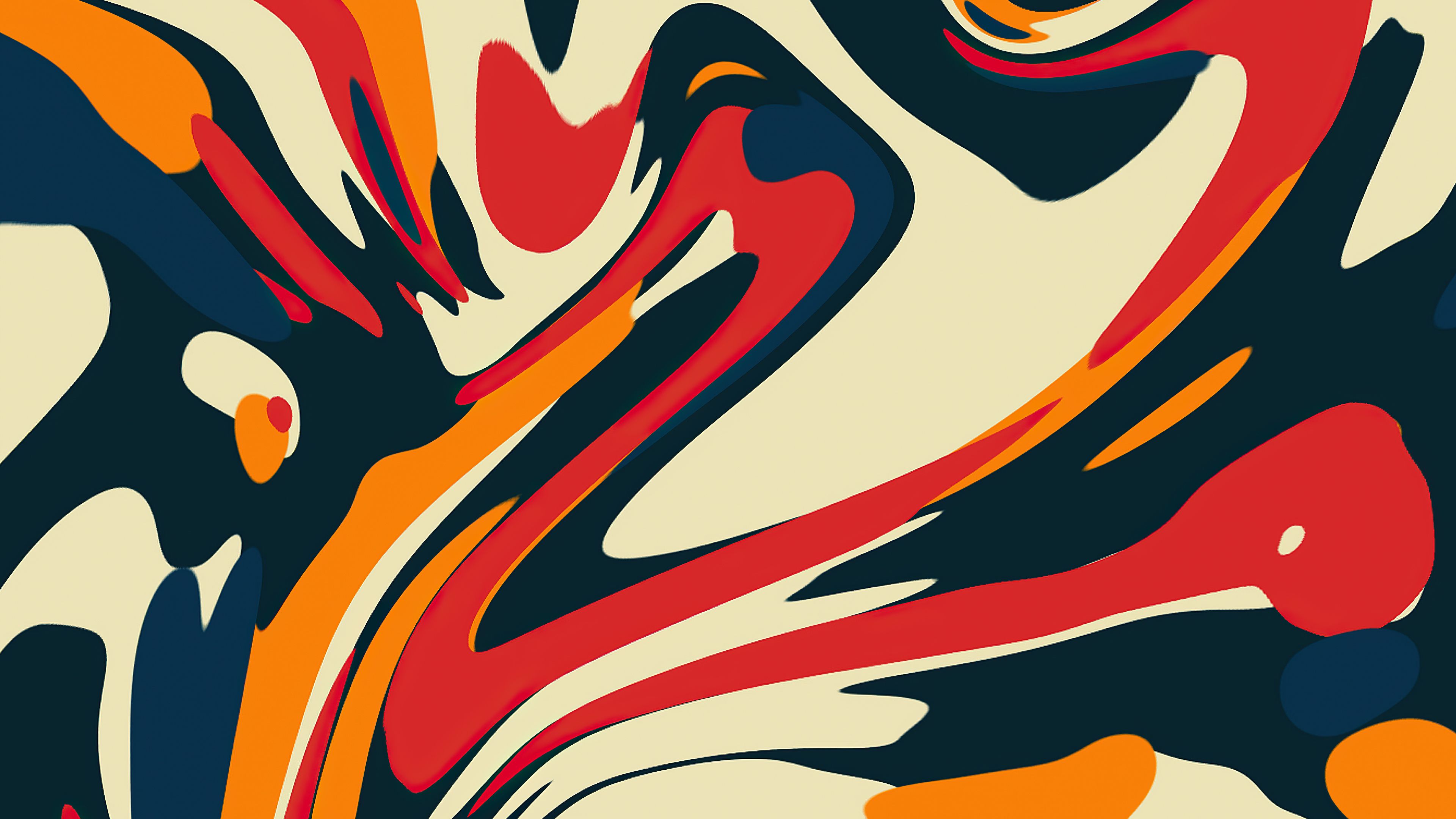 Mix Colors Grafitti Abstract 4k