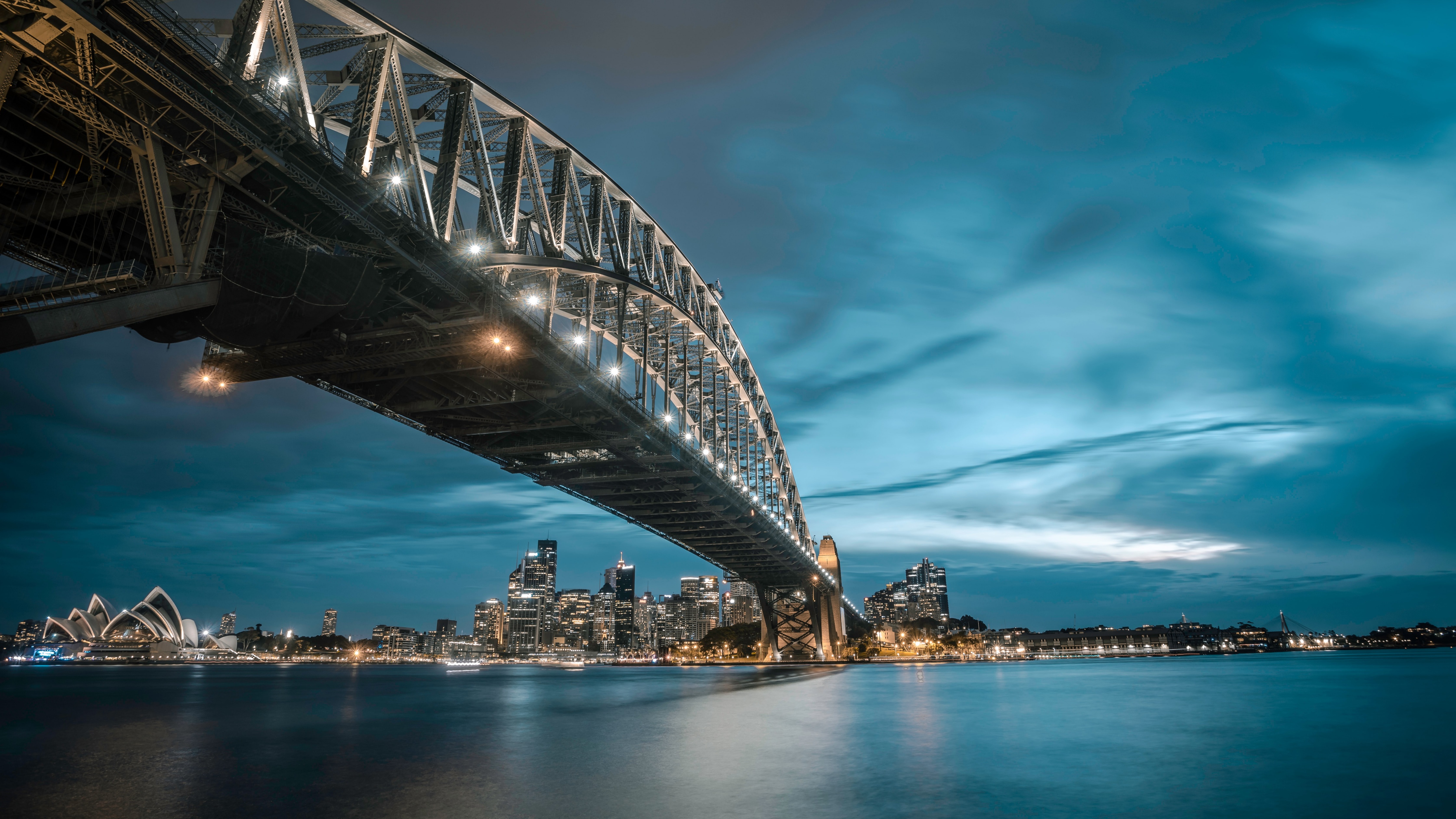 Sydney Harbour Bridge Wallpaper 4K, Milsons Point