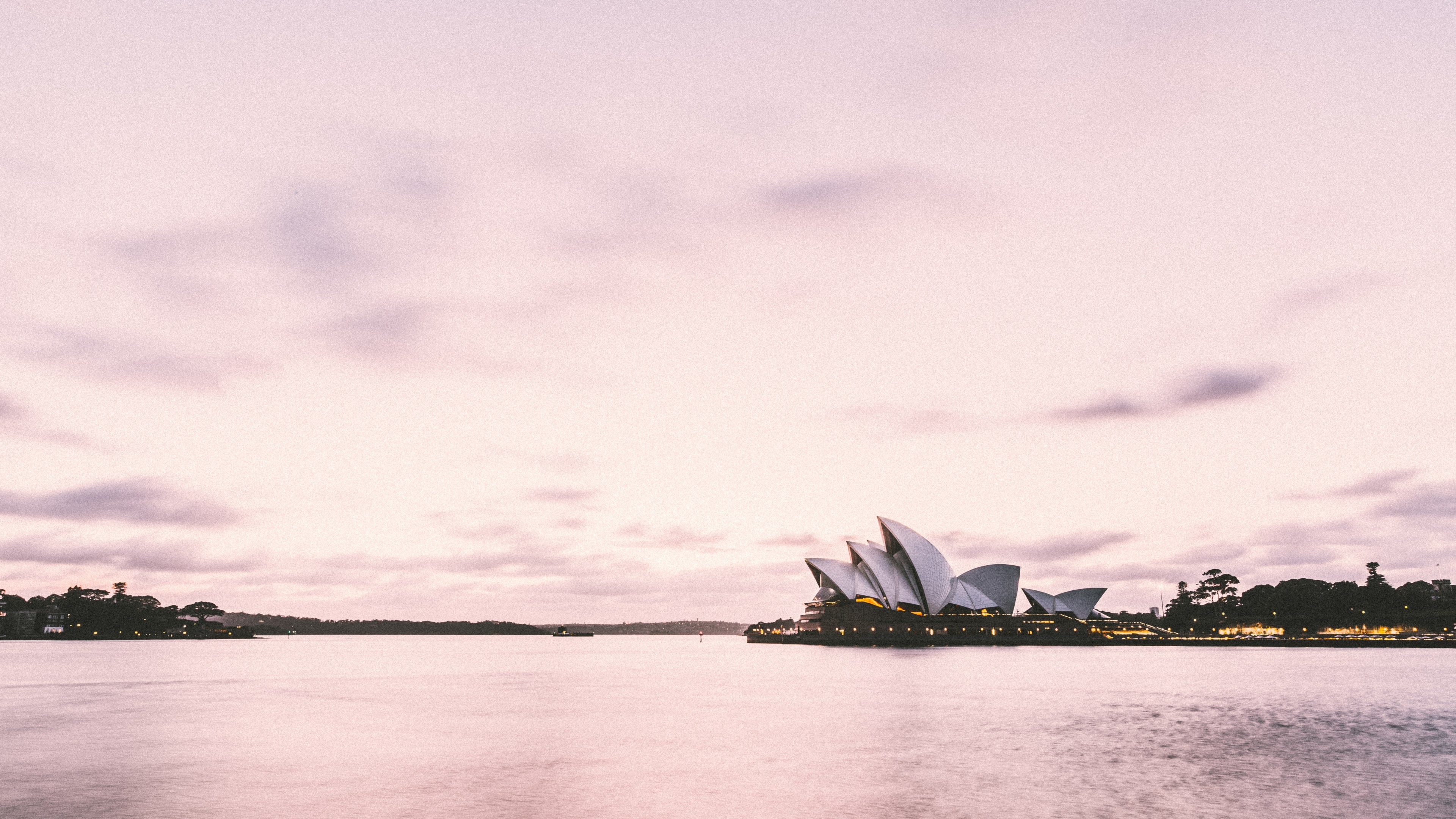 Wallpaper / opera house architecture sidney and cloud HD 4k wallpaper free download