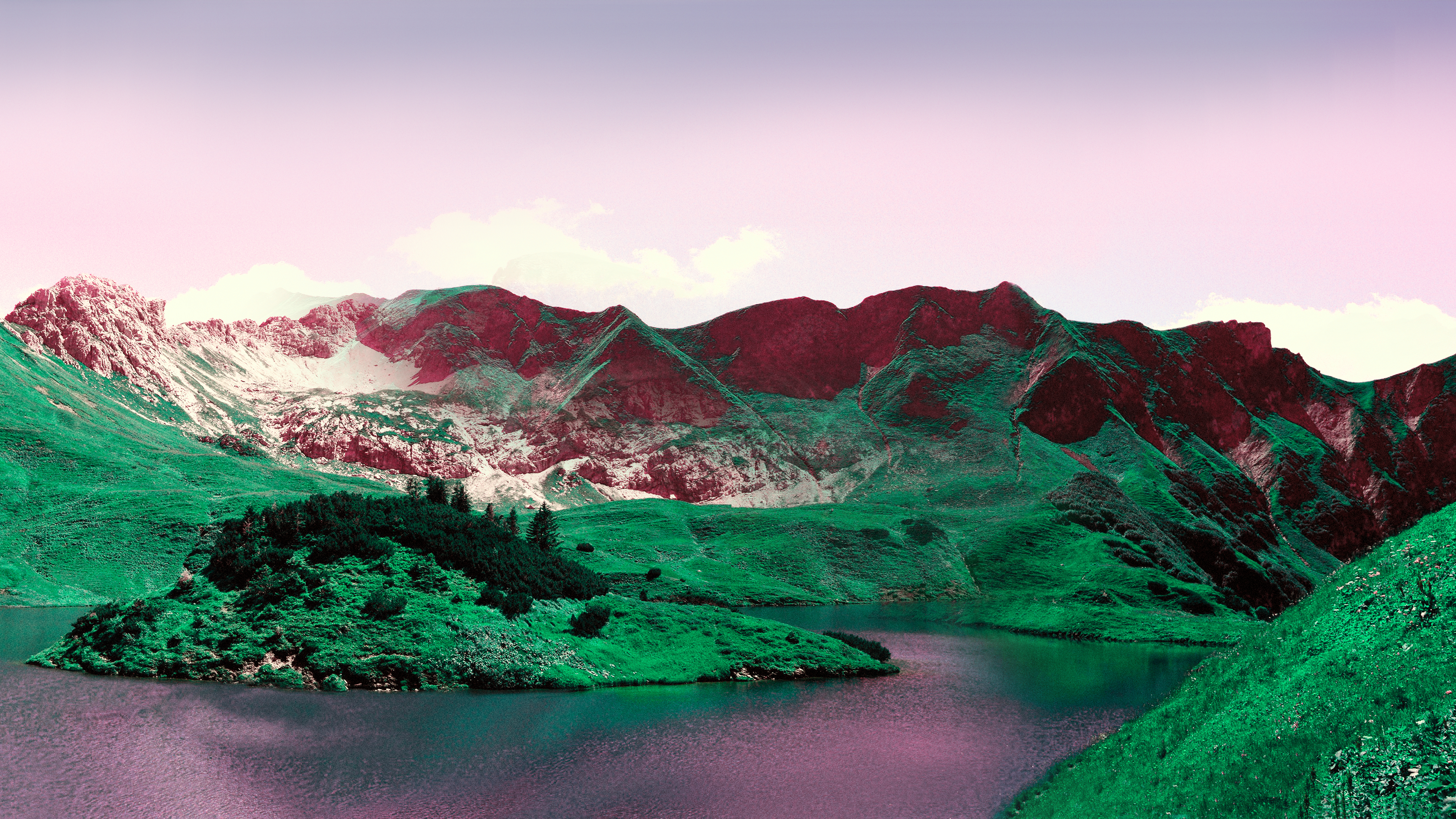 Green Mountain Hills Desktop Wallpaper 4K