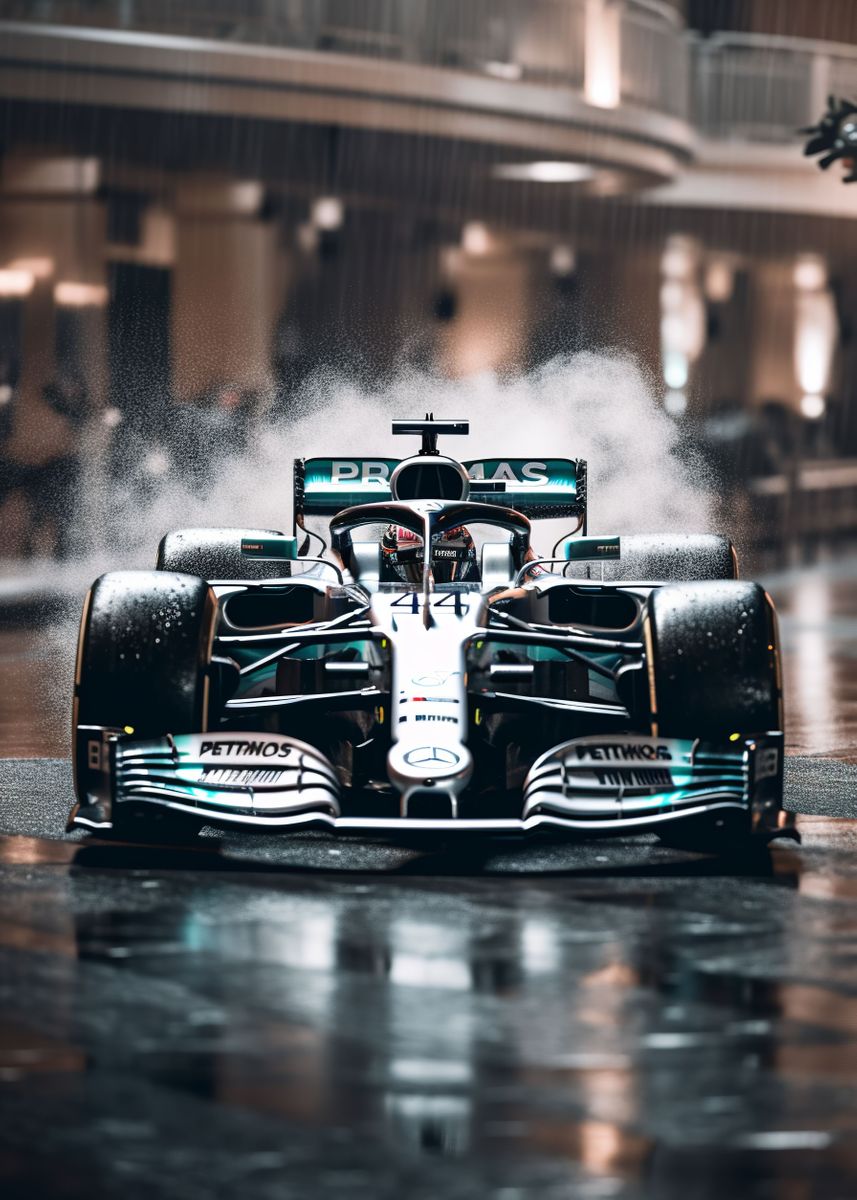 Lewis Hamilton f1 burnout' Poster